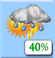 Chance T-Storms. Chance for Measurable Precipitation 40% Chance T-Storms. Chance for Measurable Precipitation 40%