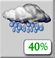 Friday: A chance of showers and thunderstorms. Partly sunny, with a high near 83. South wind 13 to 17 mph. Chance of precipitation is 50%. New rainfall amounts between a tenth and quarter of an inch, except higher amounts possible in thunderstorms. Friday: A chance of showers and thunderstorms. Partly sunny, with a high near 83. South wind 13 to 17 mph. Chance of precipitation is 50%. New rainfall amounts between a tenth and quarter of an inch, except higher amounts possible in thunderstorms.