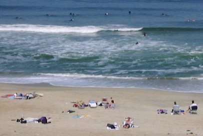 Surfing at I.R. Inlet